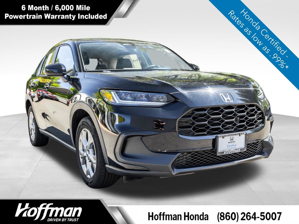Black 2023 Honda HR-V LX AWD SUV / Crossover All-Wheel Drive Continuously Variable Transmission