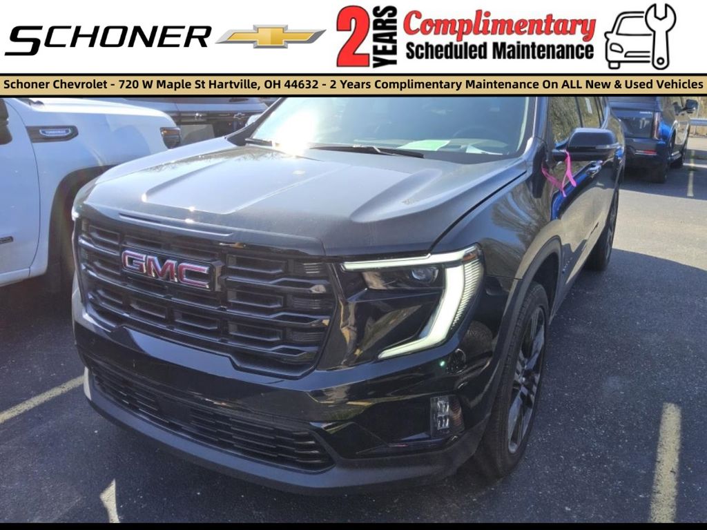 Black (Ebony Twilight Metallic) 2024 GMC Acadia Elevation AWD SUV / Crossover Four-Wheel Drive 8-Speed Automatic