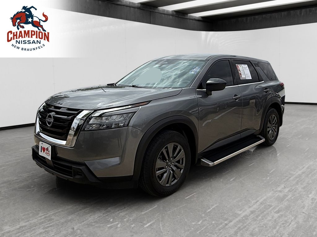 Gray (Gun Metallic) 2024 Nissan Pathfinder S FWD SUV / Crossover Front-Wheel Drive 9-Speed Automatic