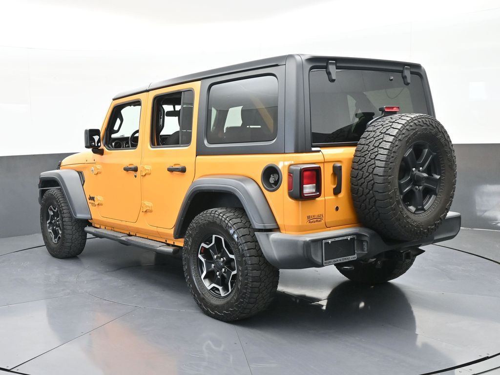 Used 2018 Hellayella Clearcoat Jeep Unlimited Sport S image 4