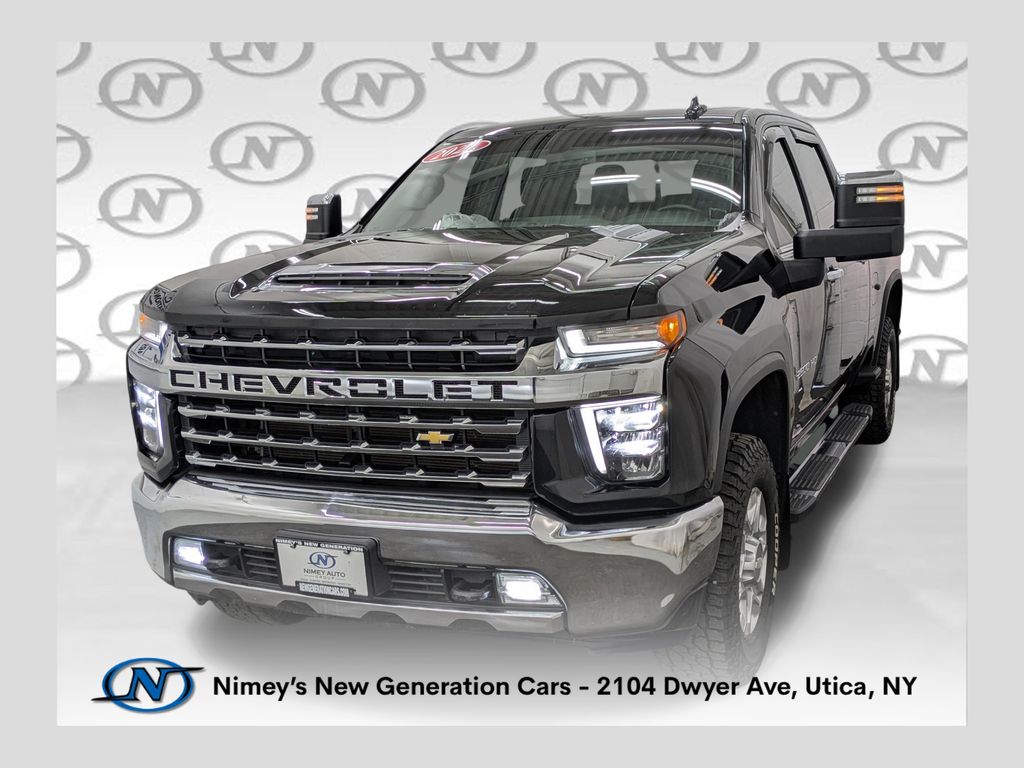 Black 2020 Chevrolet Silverado 2500HD LTZ Crew Cab 4WD Pickup Truck Four-Wheel Drive 6-Speed Automatic