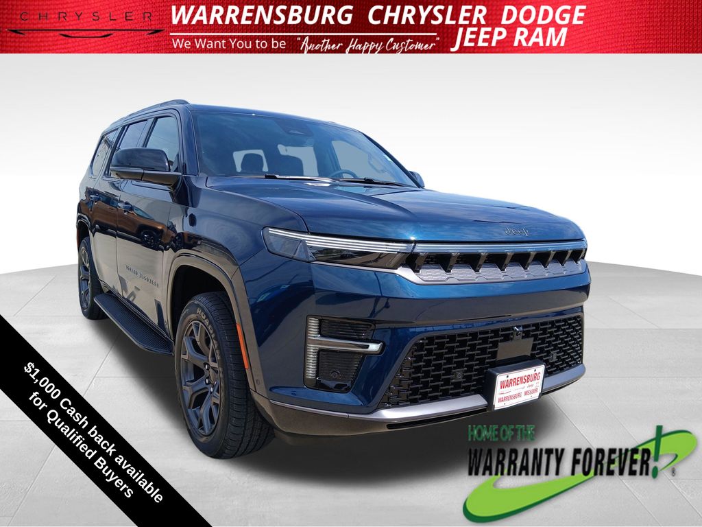 Fathom Blue Pearlcoat 2026 Jeep Grand Wagoneer SUV / Crossover Four-Wheel Drive 8-Speed Automatic
