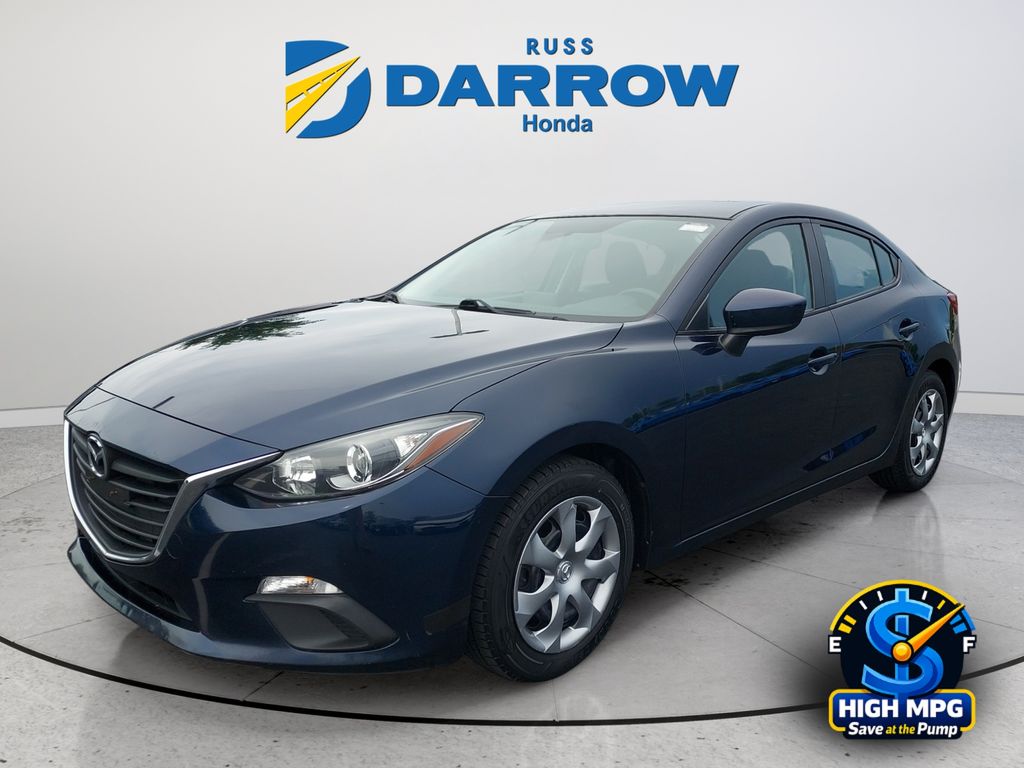 Deep Crystal Blue Mica 2016 Mazda MAZDA3 Sedan Front-Wheel Drive 6-Speed Automatic
