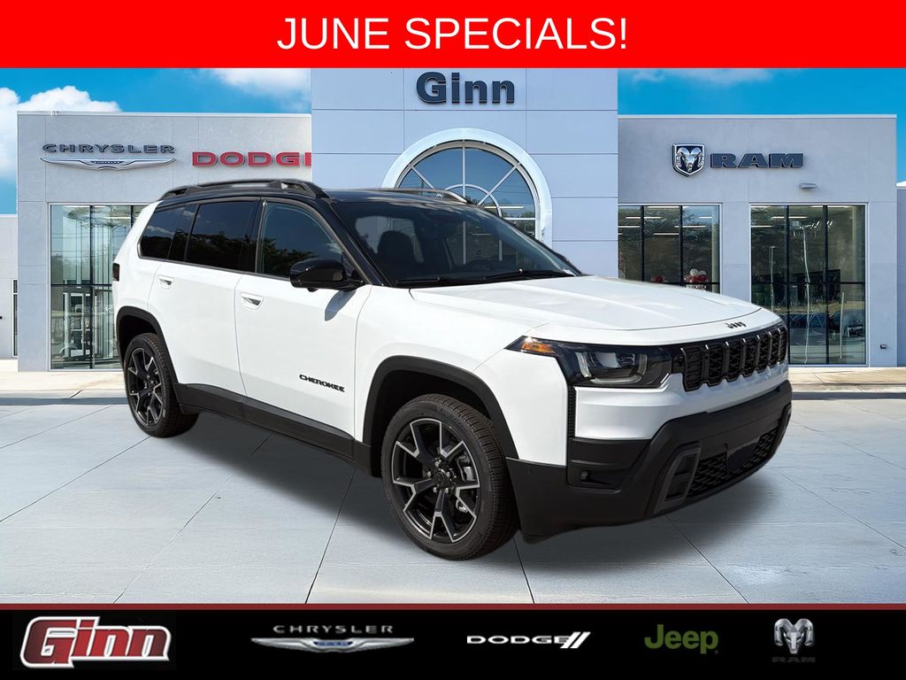 Bright White Clearcoat 2026 Jeep Cherokee Overland 4WD SUV / Crossover Four-Wheel Drive Continuously Variable Transmission