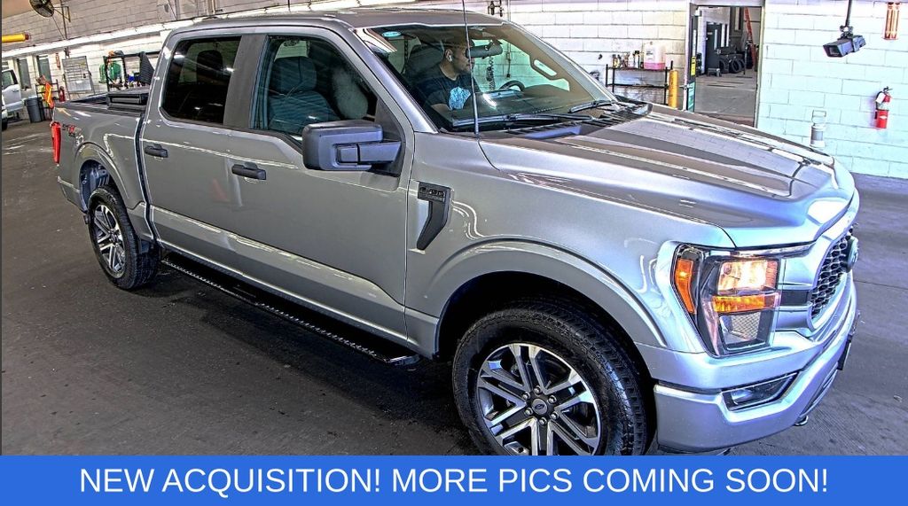 Silver Metallic 2023 Ford F-150 Pickup Truck Four-Wheel Drive Automatic