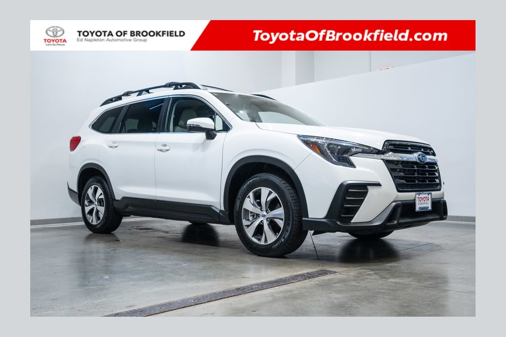 Crystal White Pearl 2023 Subaru Ascent Premium 7-Passenger AWD SUV / Crossover All-Wheel Drive Continuously Variable Transmission