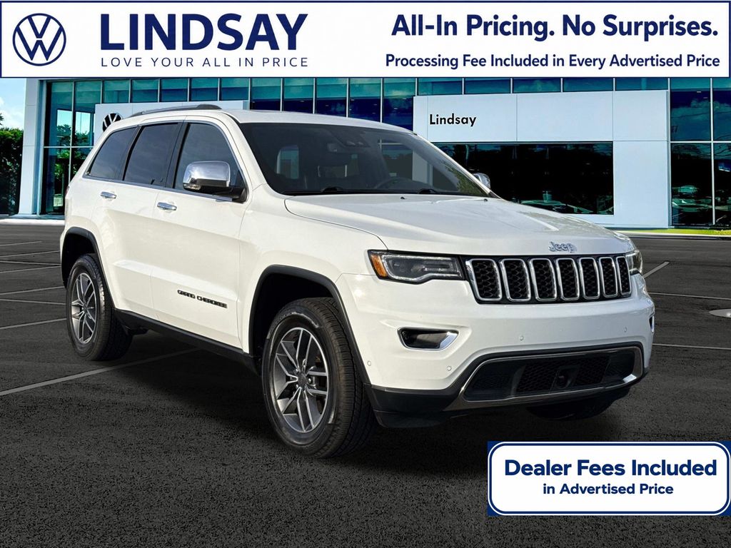 Bright White Clearcoat 2019 Jeep Grand Cherokee SUV / Crossover Four-Wheel Drive 8-Speed Automatic