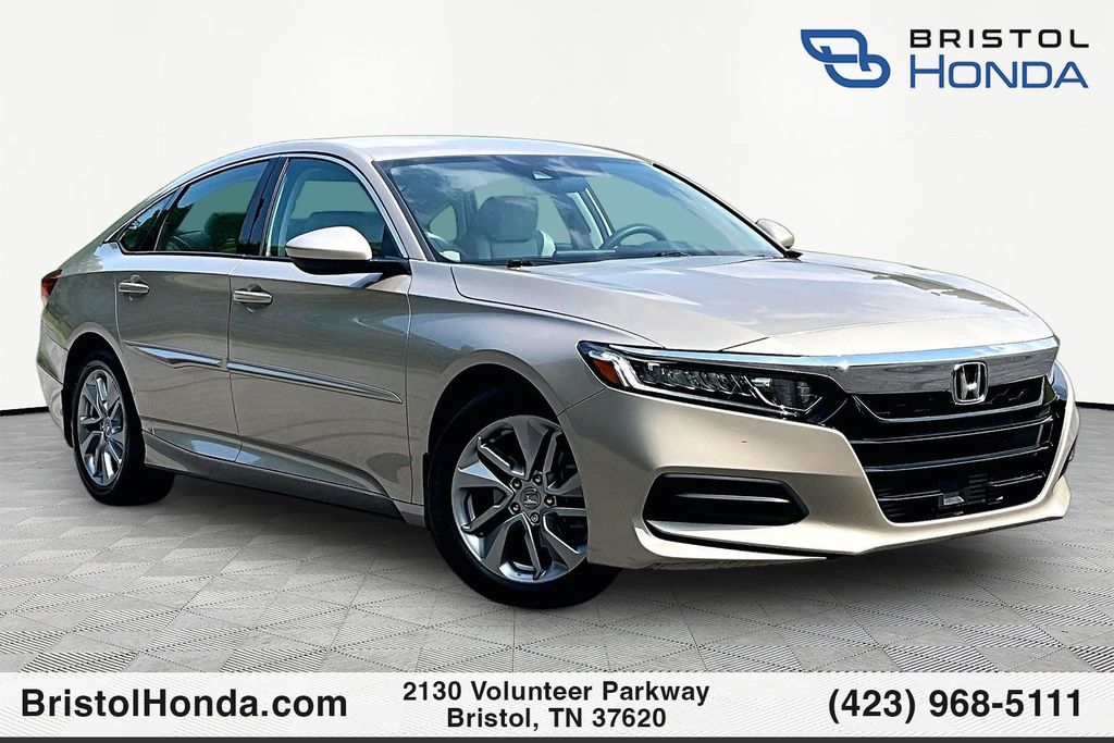 Champagne Frost Pearl 2018 Honda Accord Sedan Front-Wheel Drive Continuously Variable Transmission