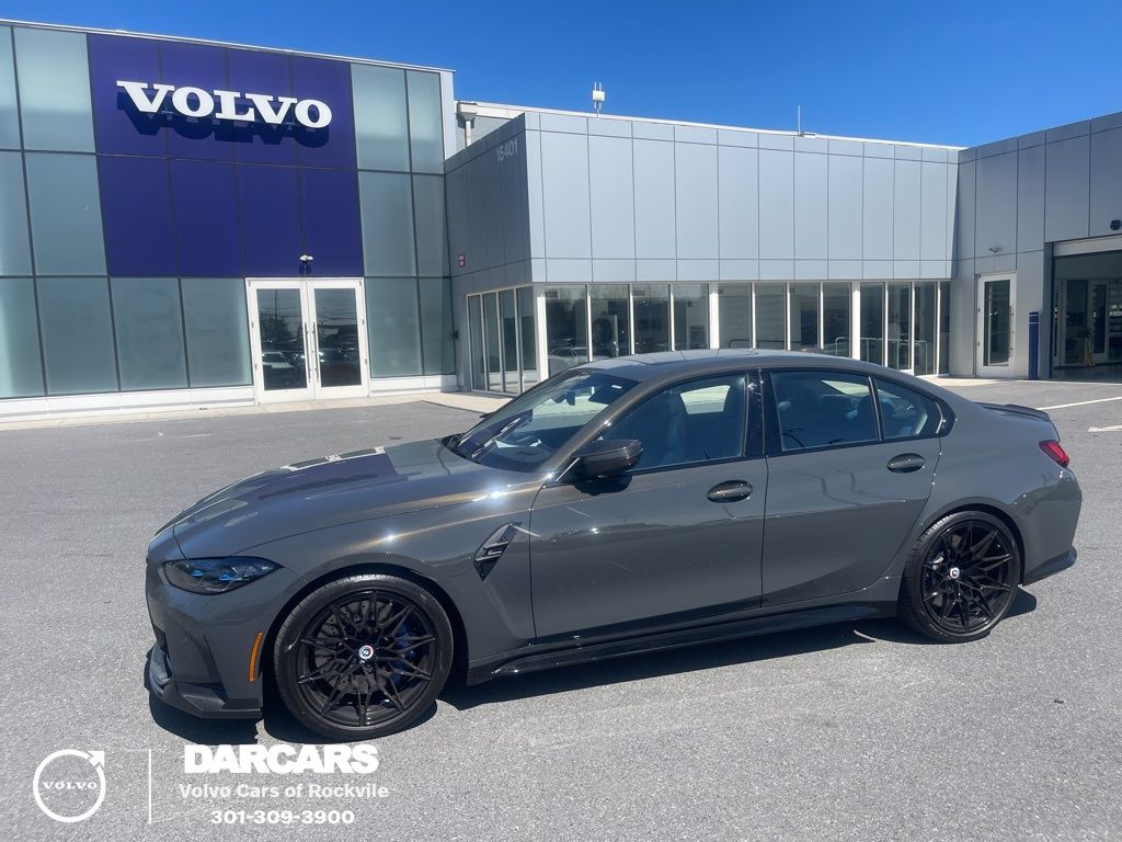 Individual Dravit Gray Metallic 2023 BMW M3 Competition xDrive AWD Sedan All-Wheel Drive 8-Speed Automatic