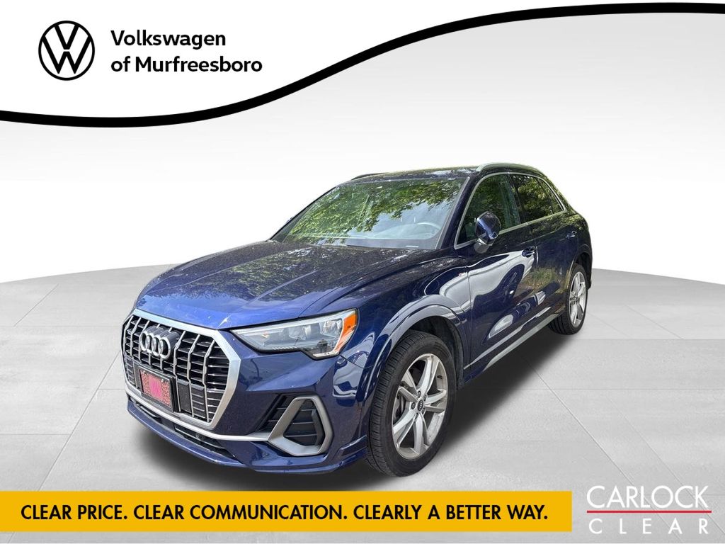 Navarra Blue Metallic 2021 Audi Q3 quattro Premium S Line 45 TFSI SUV / Crossover All-Wheel Drive 8-Speed Automatic