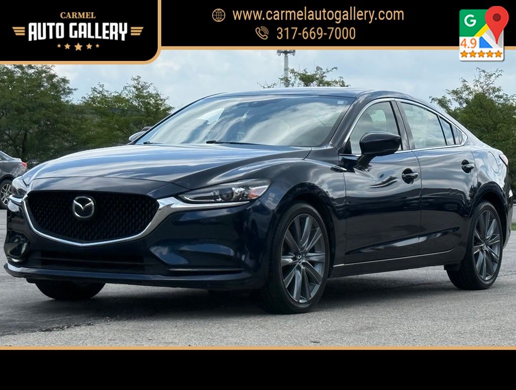 Deep Crystal Blue Mica 2021 Mazda MAZDA6 Sedan Front-Wheel Drive 6-Speed Automatic