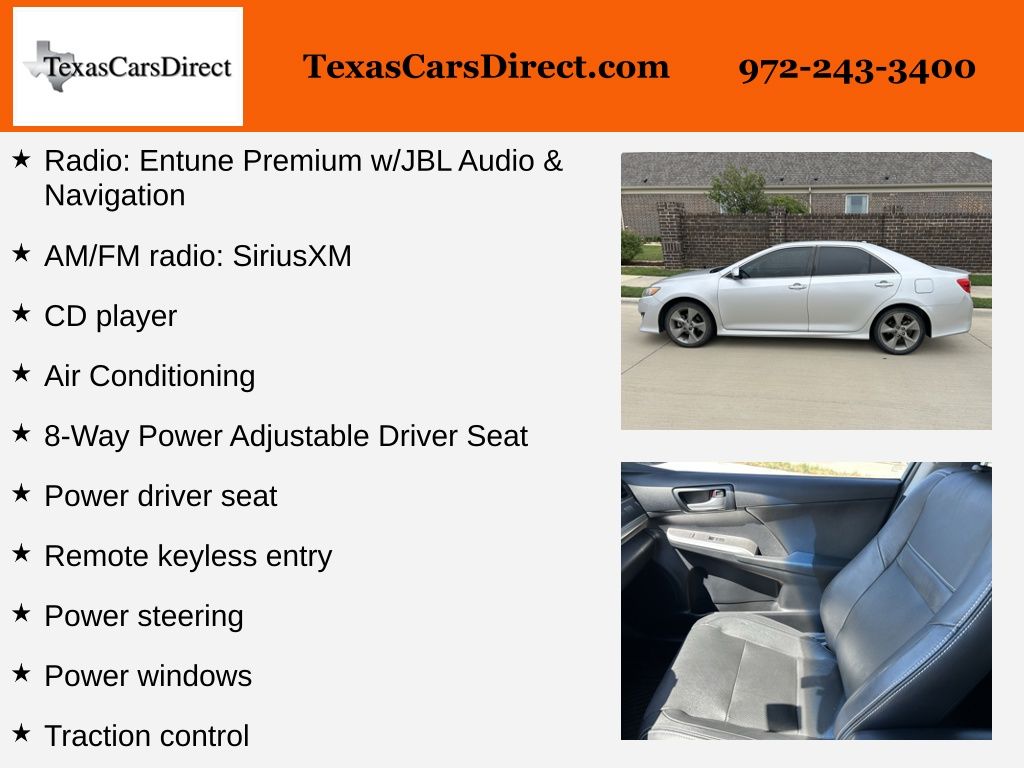 2014 Toyota Camry SE 8