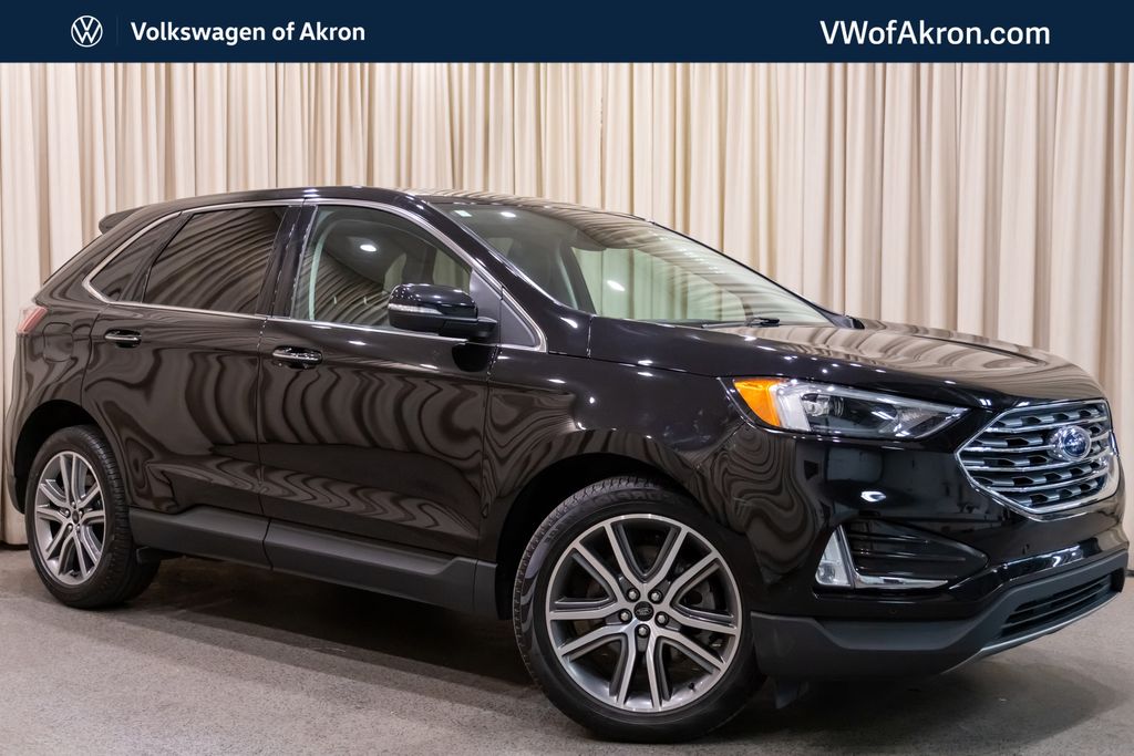 Black Metallic 2024 Ford Edge SUV / Crossover All-Wheel Drive 8-Speed Automatic