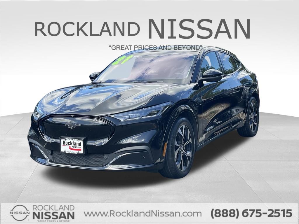 Shadow Black 2021 Ford Mustang Mach-E SUV / Crossover All-Wheel Drive Automatic