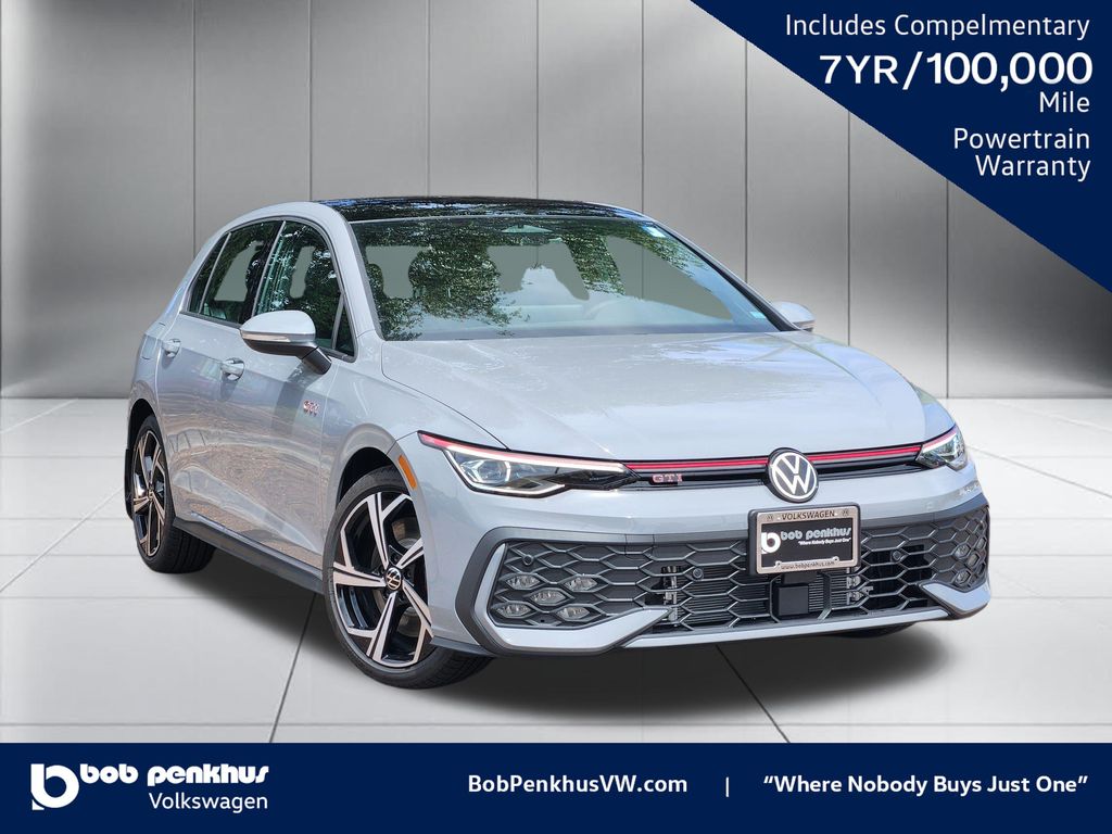 Moonstone Gray 2026 Volkswagen Golf GTI Hatchback Front-Wheel Drive 7-Speed Dual Clutch