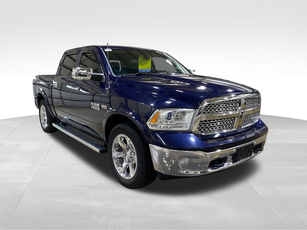 True Blue Pearlcoat 2016 RAM 1500 Pickup Truck Four-Wheel Drive 8-Speed Automatic