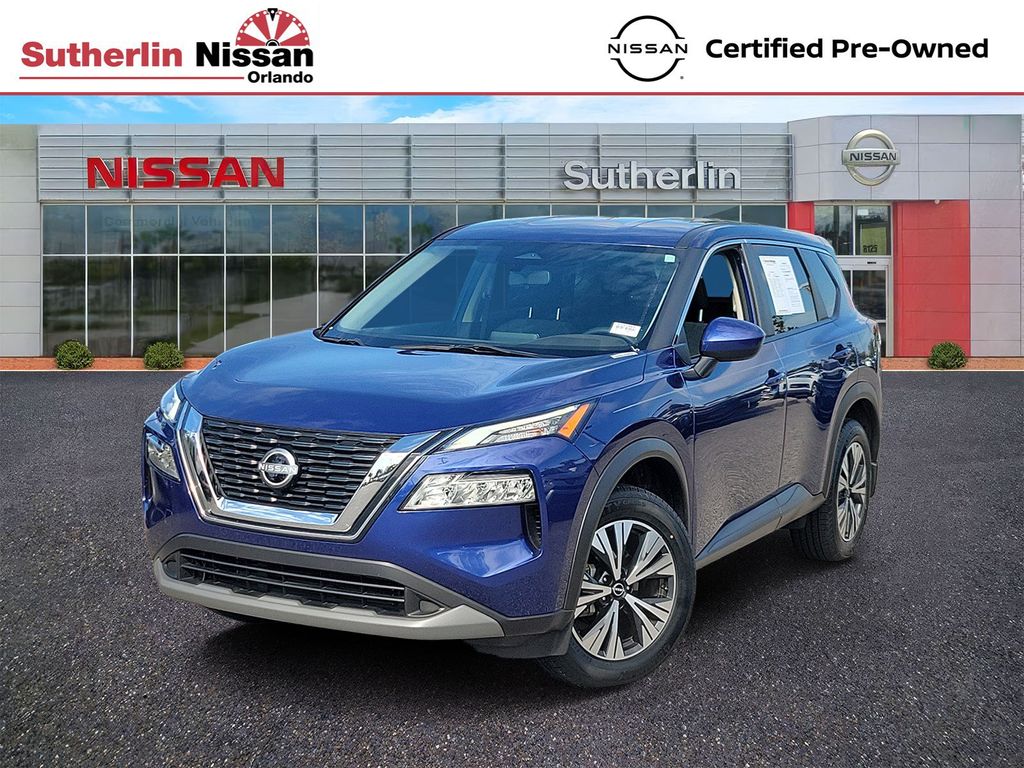 Caspian Blue Metallic 2023 Nissan Rogue SUV / Crossover Front-Wheel Drive Continuously Variable Transmission