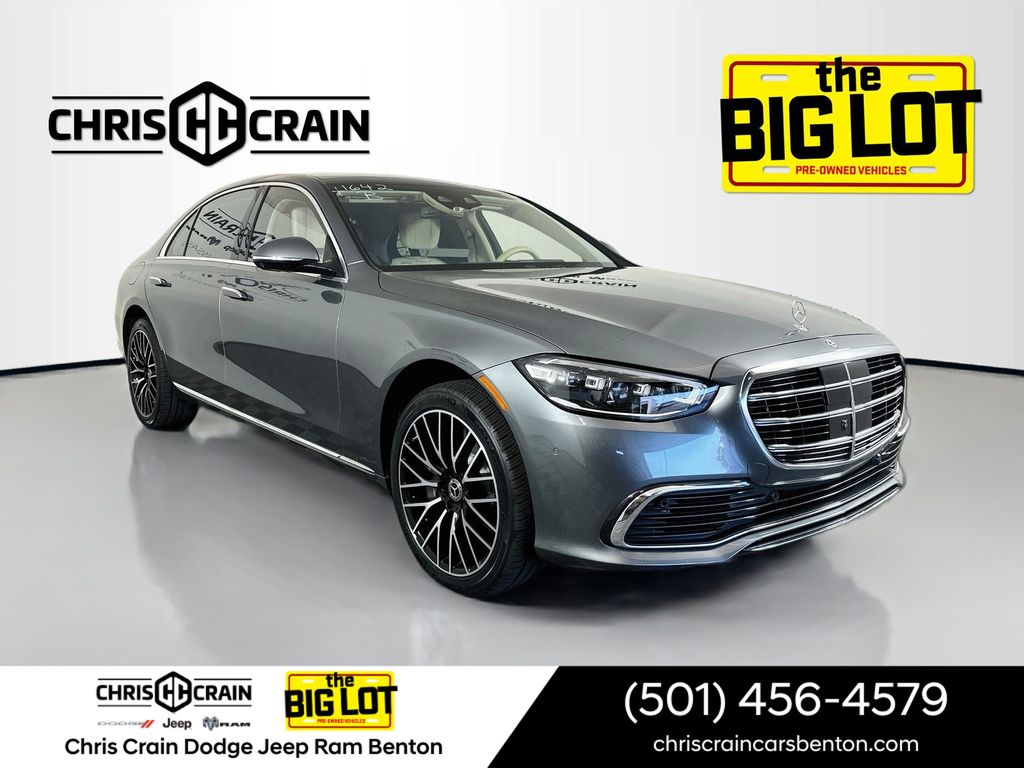Gray Metallic 2021 Mercedes-Benz S-Class Sedan All-Wheel Drive 9-Speed Automatic