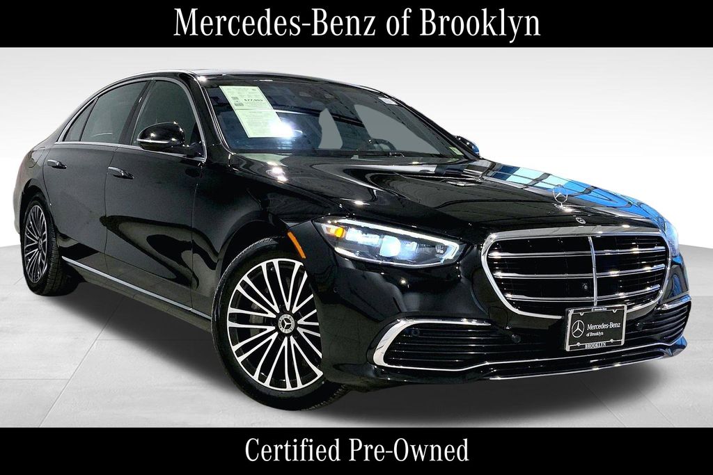 Black 2024 Mercedes-Benz S-Class S 580e 4MATIC Sedan All-Wheel Drive 9-Speed Automatic