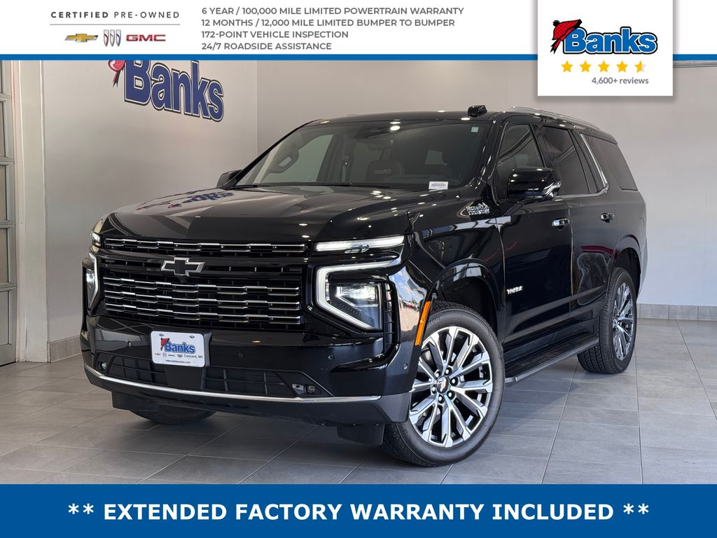 Black 2025 Chevrolet Tahoe High Country 4WD SUV / Crossover Four-Wheel Drive Automatic