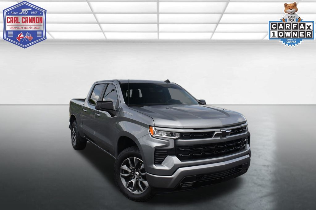 Sterling Gray Metallic 2025 Chevrolet Silverado 1500 Pickup Truck Four-Wheel Drive Automatic