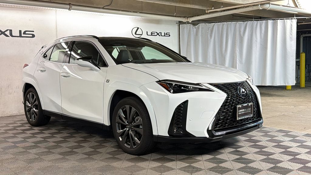 Ultra White 2024 Lexus UX Hybrid SUV / Crossover All-Wheel Drive Continuously Variable Transmission