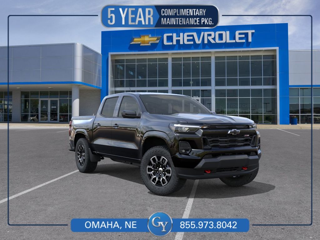 Black 2026 Chevrolet Colorado Pickup Truck Four-Wheel Drive 8-Speed Automatic
