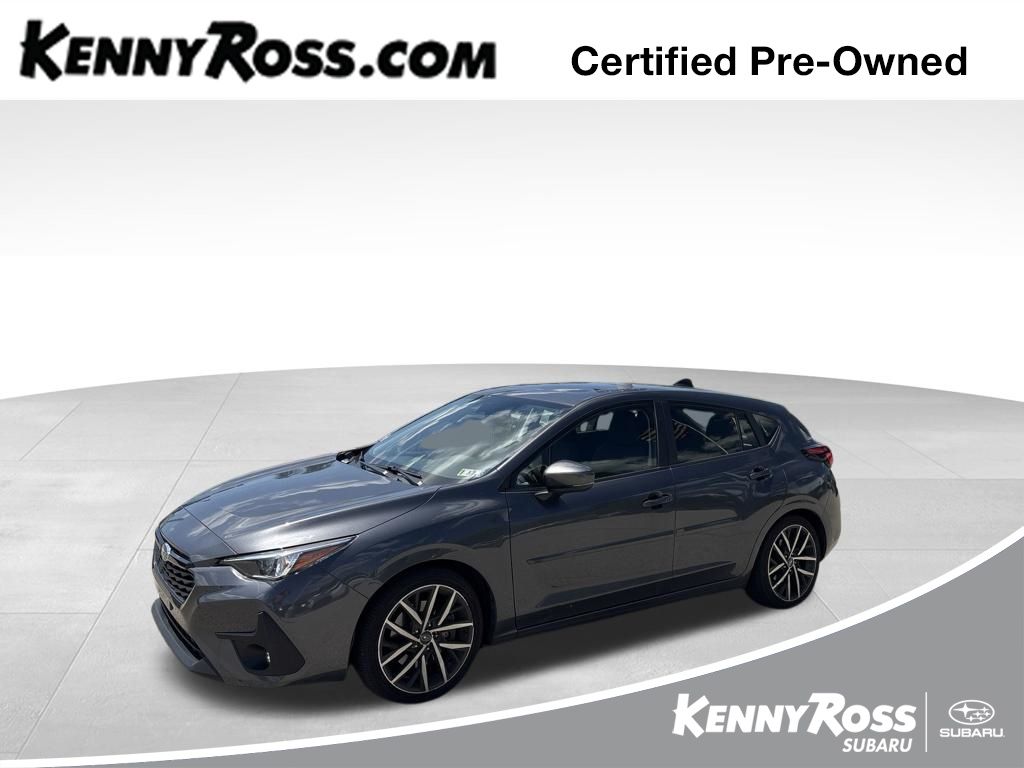 Magnetite Gray Metallic 2024 Subaru Impreza Wagon All-Wheel Drive Continuously Variable Transmission