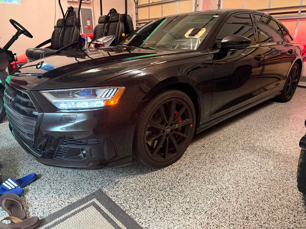 Mythos Black Metallic 2020 Audi S8 Sedan All-Wheel Drive 8-Speed Automatic