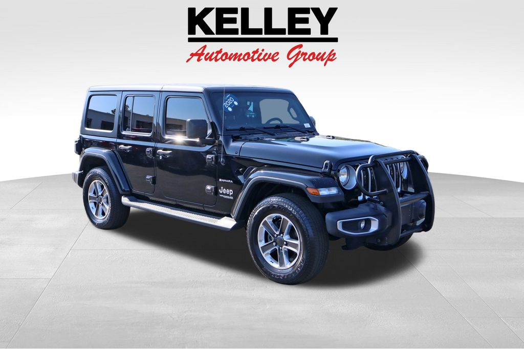 Black Clearcoat 2020 Jeep Wrangler SUV / Crossover Four-Wheel Drive 6-Speed Manual