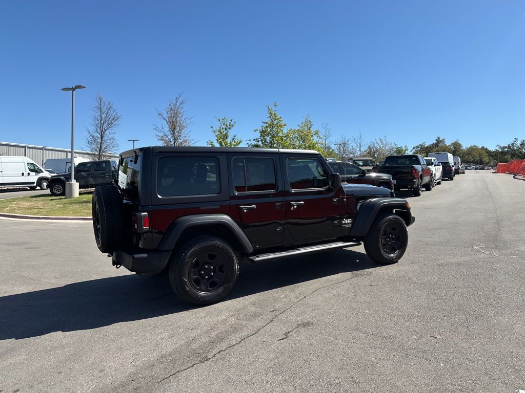 Used Car 2021 Jeep Wrangler  Unlimited Sport For Sale Under $30,000 In Austin, Texas