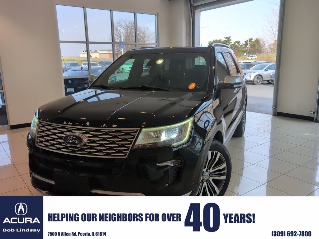 Shadow Black 2018 Ford Explorer SUV / Crossover All-Wheel Drive 6-Speed Automatic