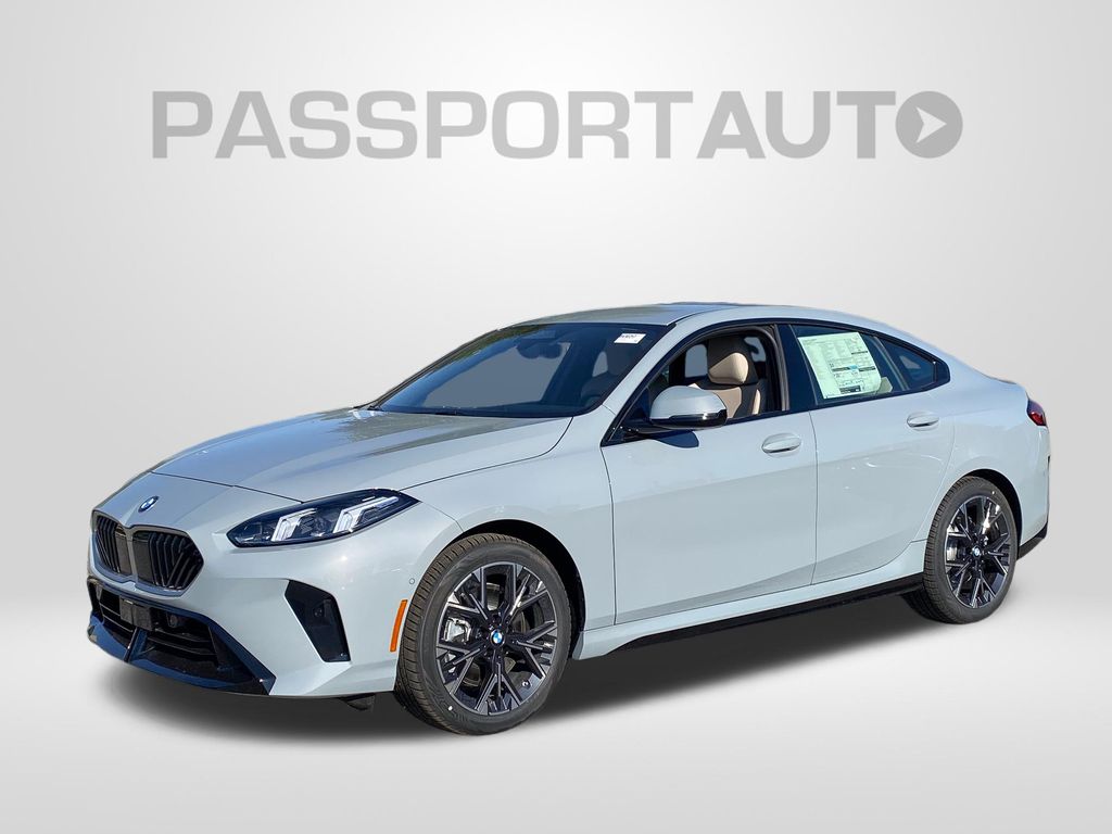 Gray (Brooklyn Grey Metallic) 2026 BMW 2 Series Sedan All-Wheel Drive 7-Speed Automatic