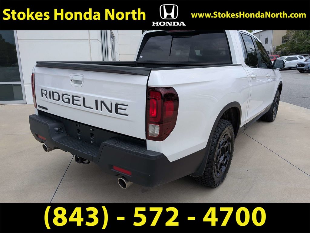 2025 Honda Ridgeline RTL White at Stokes Honda North