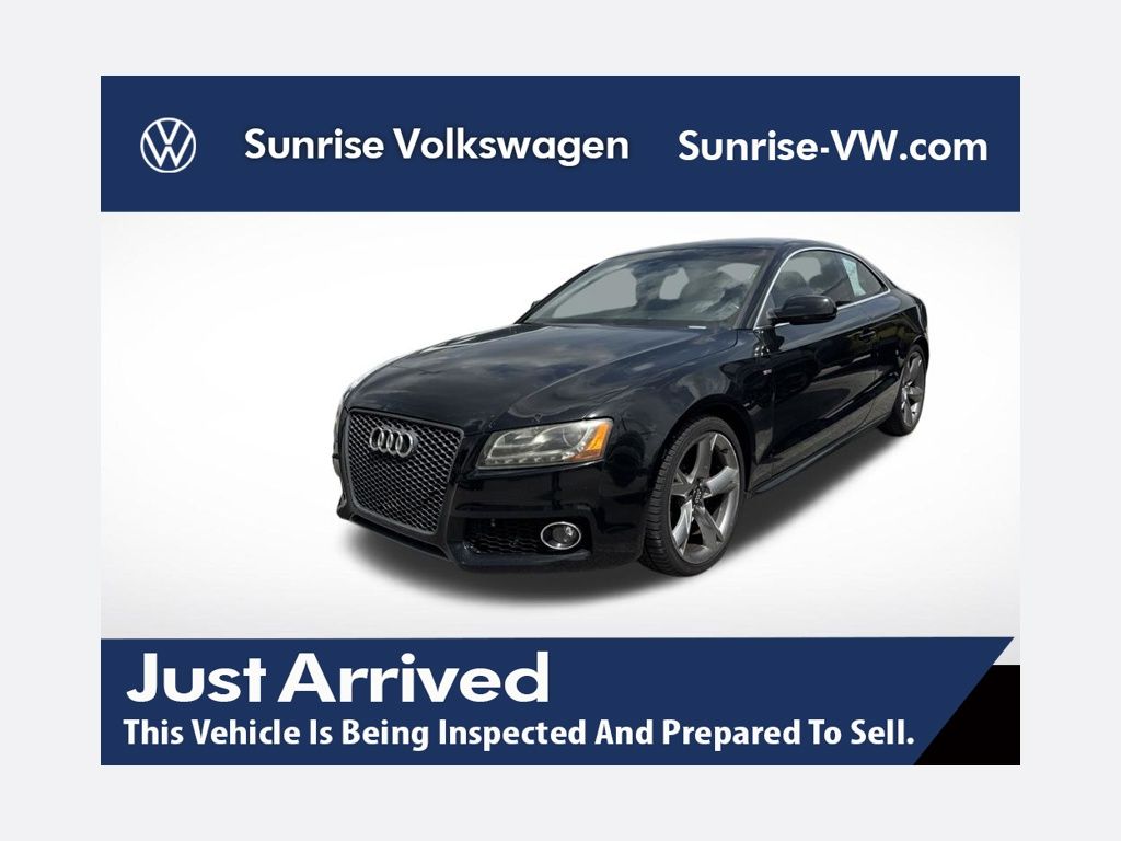 Black 2010 Audi A5 Coupe All-Wheel Drive 6-Speed Manual