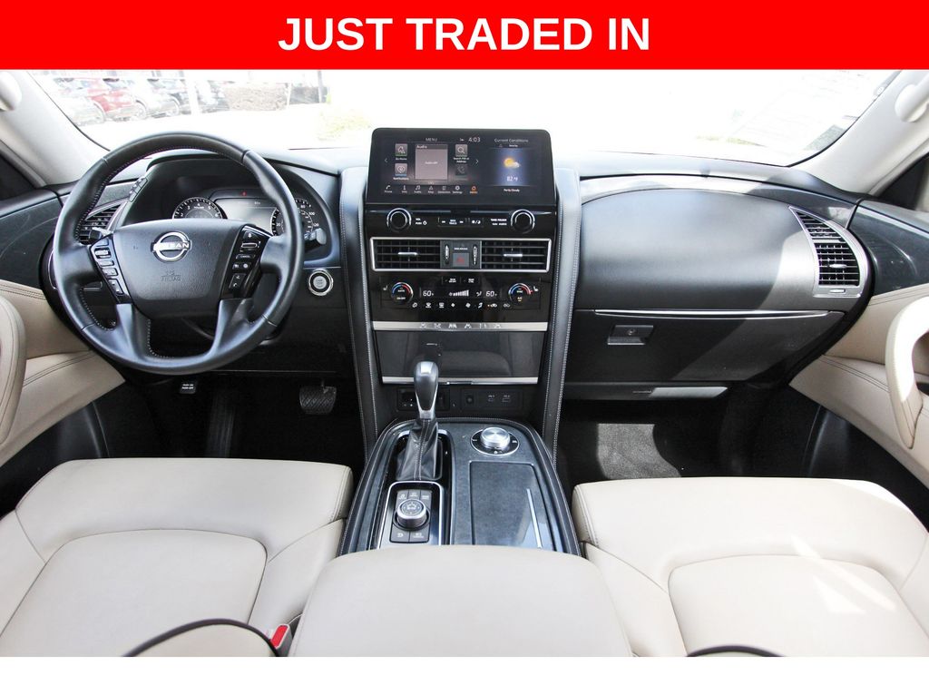 2024 Nissan Armada SV White at DeMontrond Ford