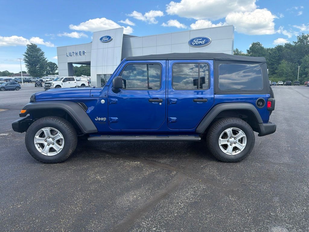 2019 Jeep Wrangler Unlimited Sport S Blue at South Hills CDJR