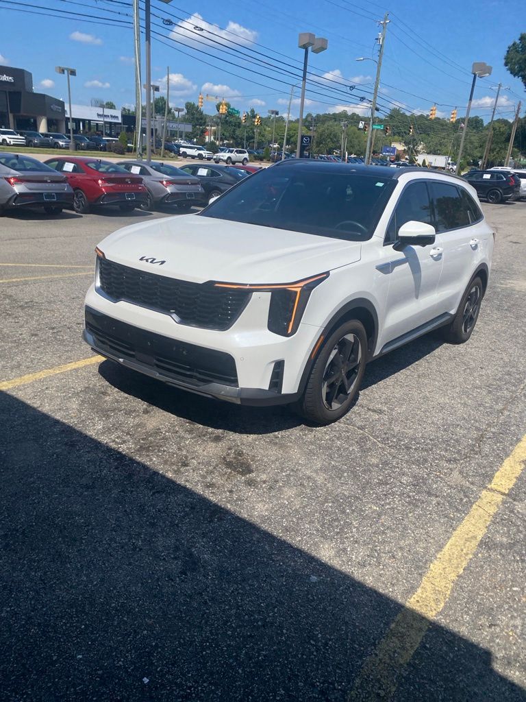 Snow White Pearl 2025 Kia Sorento Hybrid SUV / Crossover All-Wheel Drive 6-Speed Automatic