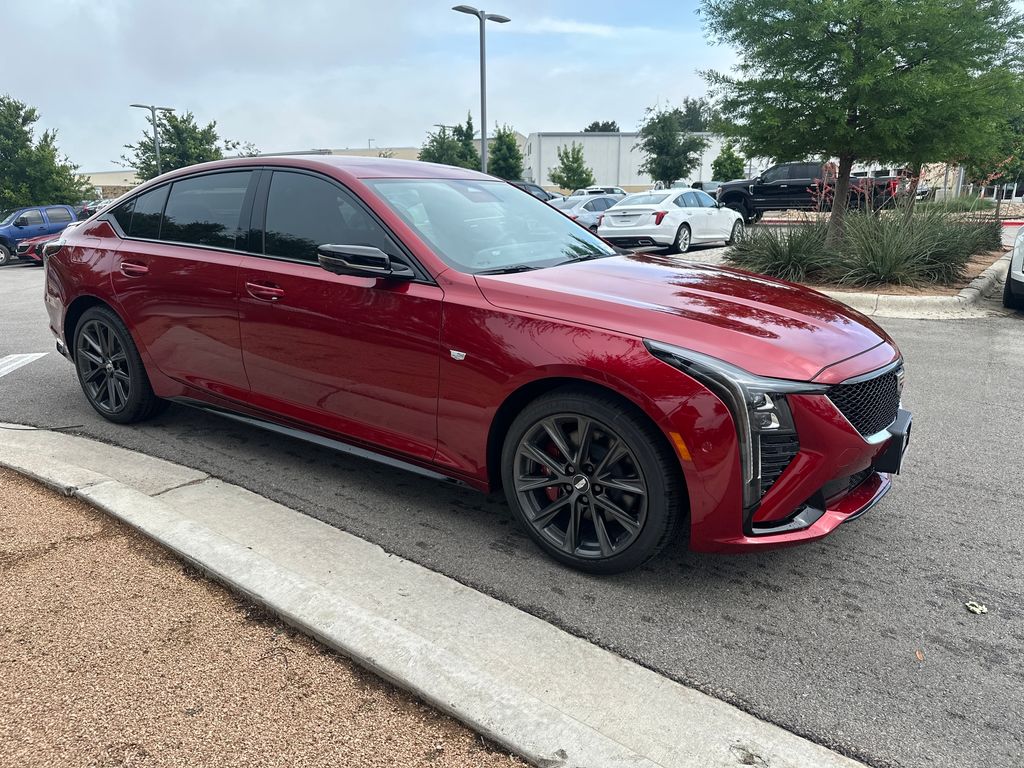 Radiant Red 2026 Cadillac CT5 Sport RWD Sedan Rear-Wheel Drive Automatic