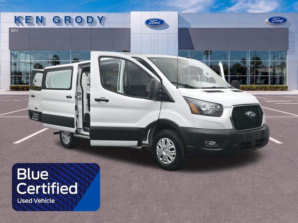 Oxford White 2025 Ford Transit Cargo Van Rear-Wheel Drive