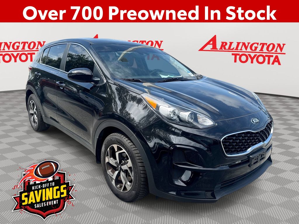 Black Cherry 2021 Kia Sportage SUV / Crossover Front-Wheel Drive 6-Speed Automatic Overdrive