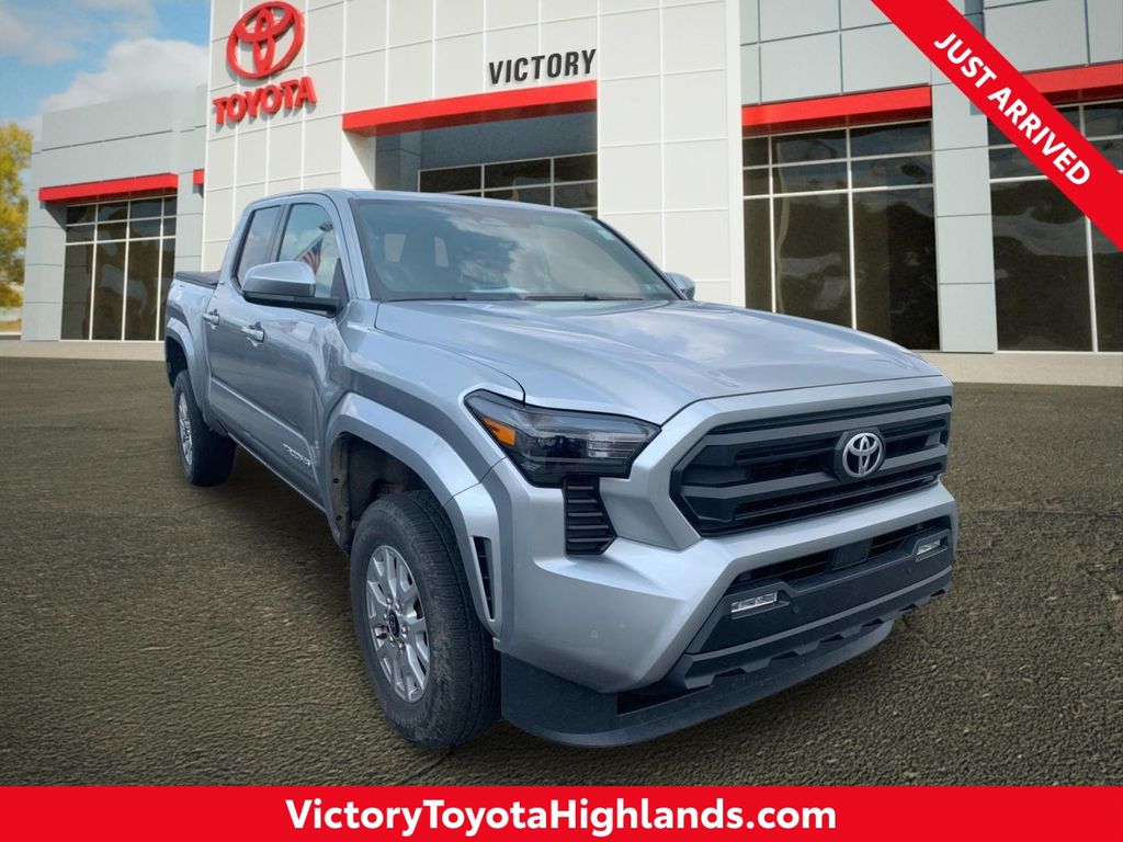 Celestial Silver Metallic 2024 Toyota Tacoma Pickup Truck Four-Wheel Drive 8-Speed Automatic