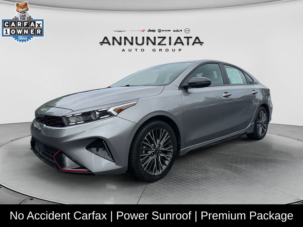 Steel Gray 2023 Kia Forte Sedan Front-Wheel Drive Continuously Variable Transmission