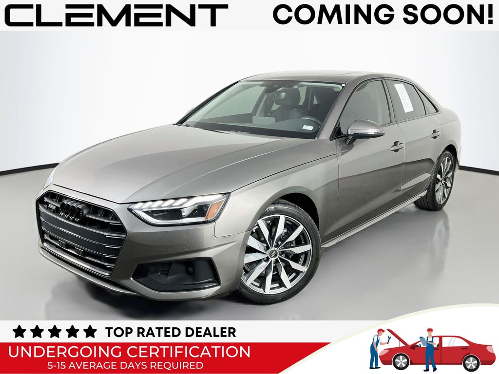 Daytona Gray Pearl Effect 2022 Audi A4 Sedan All-Wheel Drive 7-Speed Automatic