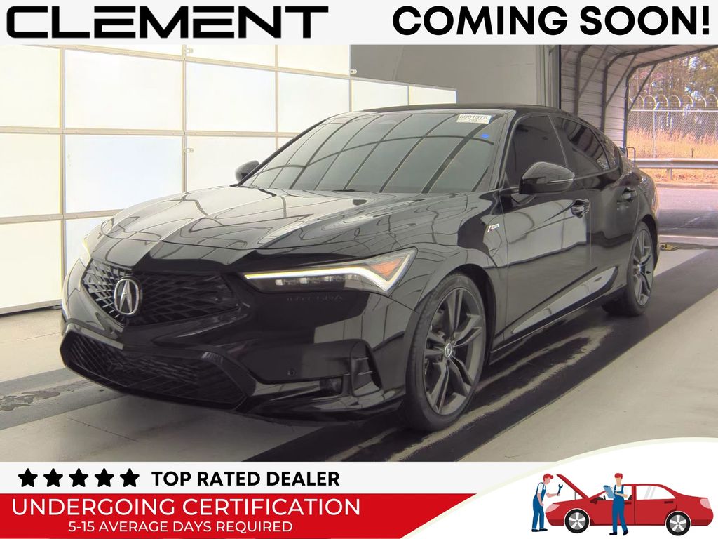 Majestic Black Pearl 2025 Acura Integra FWD with Technology and A-SPEC Package Sedan Front-Wheel Drive Continuously Variable Transmission