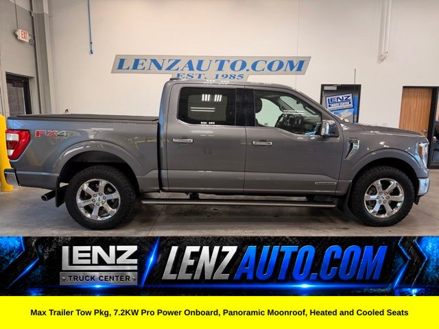 Carbonized Gray Metallic 2021 Ford F-150 Pickup Truck Four-Wheel Drive Automatic