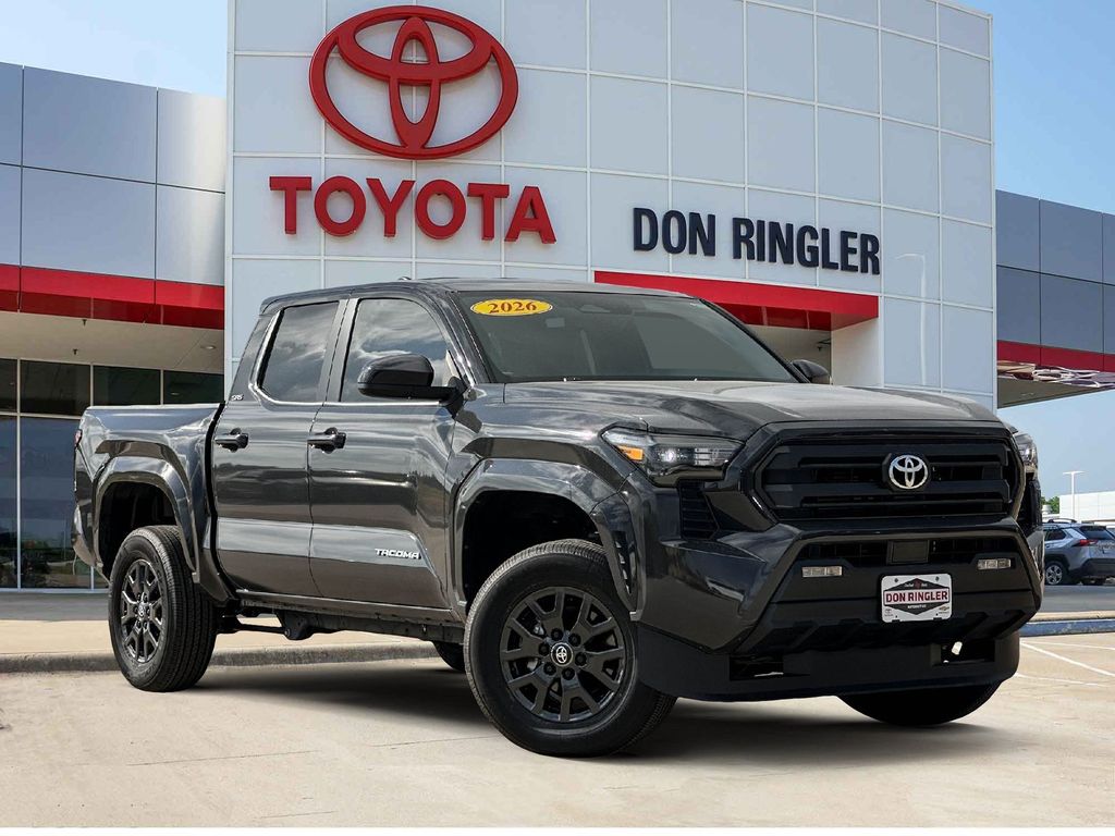 Gray 2026 Toyota Tacoma Pickup Truck Four-Wheel Drive 8-Speed Automatic