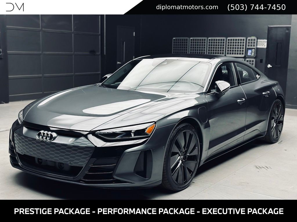 Daytona Gray Pearl 2024 Audi e-tron GT Sedan All-Wheel Drive 1-Speed Automatic