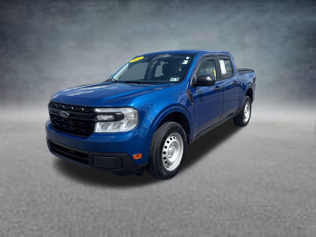 Atlas Blue Metallic 2024 Ford Maverick Pickup Truck Front-Wheel Drive 8-Speed Automatic