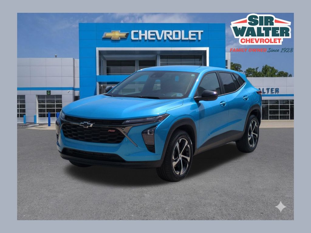 Marina Blue Metallic 2025 Chevrolet Trax RS with 1RS FWD SUV / Crossover Front-Wheel Drive 6-Speed Automatic